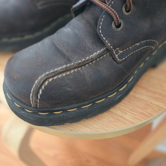 Vintage 90's dark brown dr martens - Picture 2 of 10